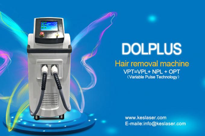 Máquinas del retiro del pelo del retiro IPL de la arruga con tecnología variable del pulso