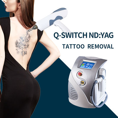 Máquina portátil del retiro del tatuaje del laser del Nd Yag del interruptor del OPT 1064nm 532nm Q