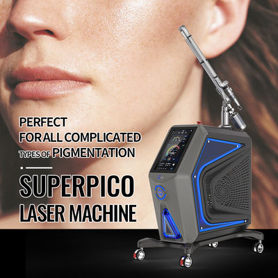 1064 máquina de c4q conmutado del laser del ND YAG del nanómetro 532nm para el retiro del tatuaje y el retiro de la peca