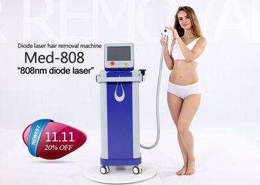 máquina permanente del laser del retiro del pelo 808nm, máquina indeseada del retiro del pelo