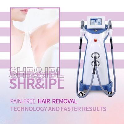 Vertical libre de la máquina del retiro del pelo del dolor IPL Shr aprobada por la FDA