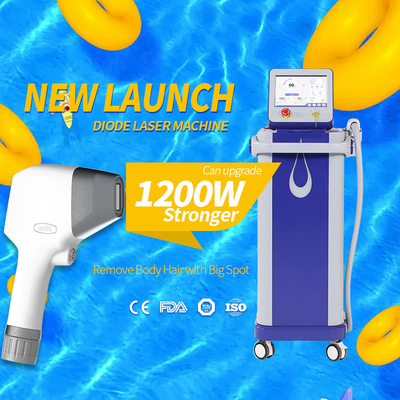 1200w LCD Diode Laser Hair Removal Machine Triple Wave 755 808 1064