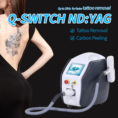 6ns portátil Q cambió la máquina del retiro del tatuaje del laser del Nd Yag con la aprobación del Ce