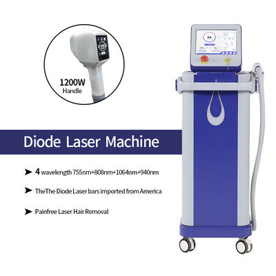 Máquina de enfriamiento cómoda permanente sin dolor profesional del retiro del pelo del laser del diodo