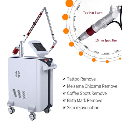 máquina del picosegundo del retiro del tatuaje de la ceja del laser de 532nm Qs Yag