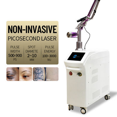 Nd Yag del interruptor del equipo Q del retiro del tatuaje del laser de Pico del picosegundo de la pantalla táctil