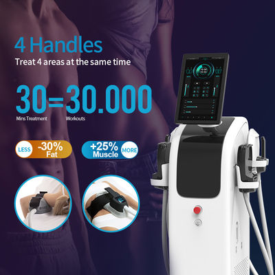 4 Máquina escultórica EMS de piezas de mano para mejorar los resultados de resistencia muscular