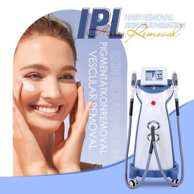 2 en 1 IPL Máquina de eliminación de Hir E SHR ligero Opcional 3500W IPL Pico de potencia