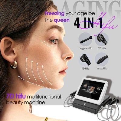 Tratamiento de molestia del rostro levantamiento 7D HIFU belleza máquina de eliminación de arrugas