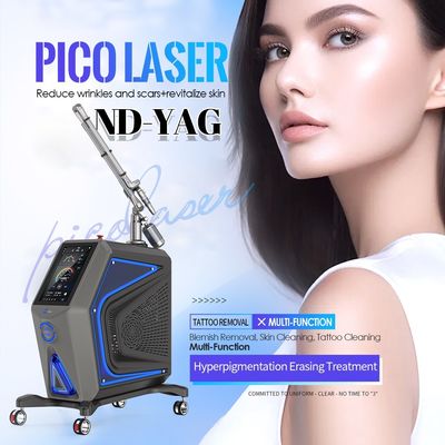 Eliminación de pigmentación de gran potencia con láser Pico 1064 Nm 532 Nm Manchas reales