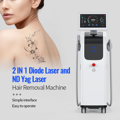 Eliminación del vello con láser de diodo ND YAG Eliminación del tatuaje Belleza multifuncional