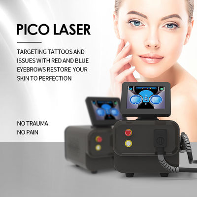 Laser profesional para la eliminación de tatuajes con alta eficiencia de enfriamiento 560*370*550mm Refrigeración por aire y agua Refrigeración por radiador gemelo